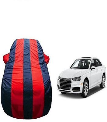 Frap Car Cover For Audi A4 (With Mirror Pockets)(Red, Blue)