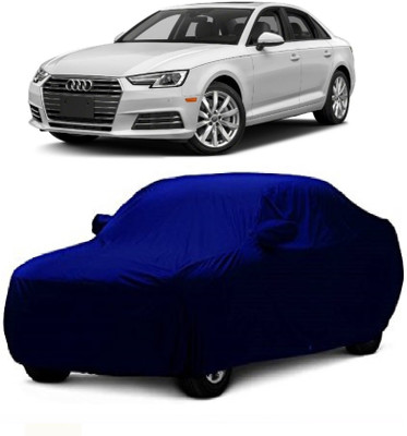 MoTRoX Car Cover For Audi A4 (With Mirror Pockets)(Blue)