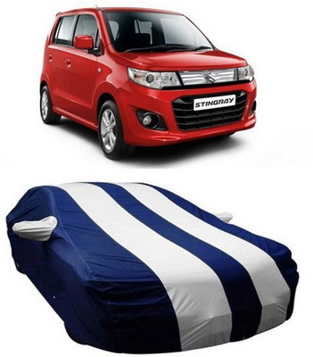AAMANG Car Cover For Maruti Suzuki WagonR Stingray (With Mirror Pockets)(Blue)