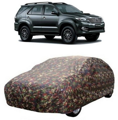 AAMANG Car Cover For Toyota Fortuner Old (Without Mirror Pockets)(Multicolor)