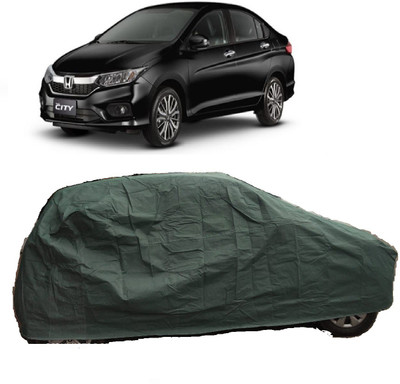 ANLOPE Car Cover For Honda City i-Vtec (Without Mirror Pockets)(Green)