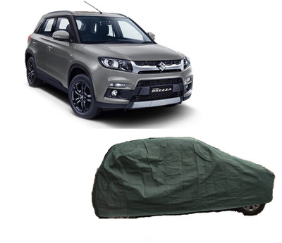 ANLOPE Car Cover For Maruti Suzuki Vitara Brezza (Without Mirror Pockets)(Green)