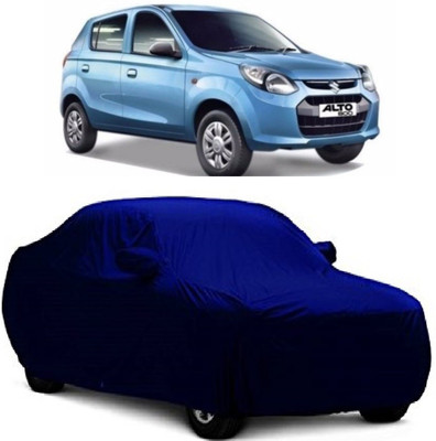 MoTRoX Car Cover For Maruti Suzuki Alto 800 (With Mirror Pockets)(Blue)