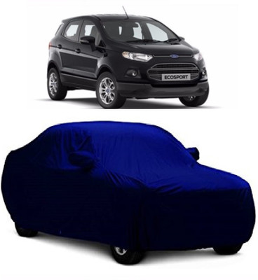 MoTRoX Car Cover For Ford Ecosport (With Mirror Pockets)(Blue)