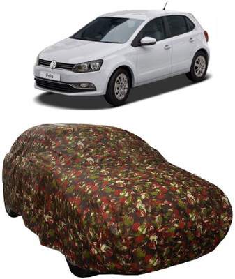 MoTRoX Car Cover For Volkswagen Polo Equisite (With Mirror Pockets)(Multicolor)