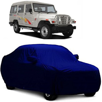 MoTRoX Car Cover For Mahindra Marshal (With Mirror Pockets)(Blue)