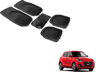 MOCKHE PVC (Polyvinyl Chloride), Plastic Standard Mat For  Maruti Suzuki New Swift(Black)