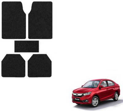 Auto Hub PVC (Polyvinyl Chloride), Plastic Standard Mat For  Honda Amaze(Black)