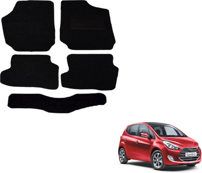 MOCKHE Fabric Standard Mat For  Hyundai Santro(Black)