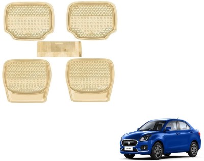 Auto Hub PVC (Polyvinyl Chloride), Plastic Standard Mat For  Maruti Suzuki New Dzire(Beige)