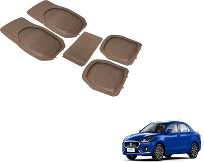 Auto Hub PVC (Polyvinyl Chloride), Plastic Standard Mat For  Maruti Suzuki New Dzire(Beige)