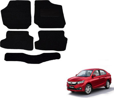 Auto Hub Fabric Standard Mat For  Honda Amaze(Black)