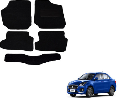 Auto Hub Fabric Standard Mat For  Maruti Suzuki New Dzire(Black)
