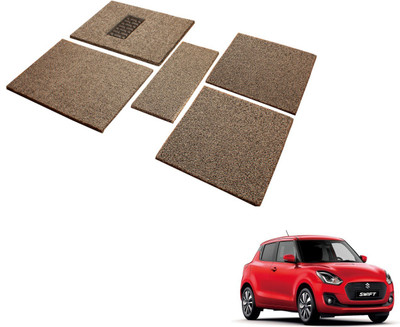 MOCKHE PVC (Polyvinyl Chloride), Plastic Standard Mat For  Maruti Suzuki New Swift(Black, Beige)