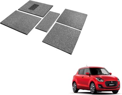Auto Hub PVC (Polyvinyl Chloride), Plastic Standard Mat For  Maruti Suzuki New Swift(Black, Grey)