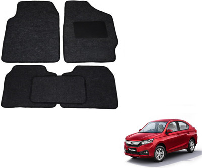 MOCKHE Fabric Standard Mat For  Honda Amaze(Black)