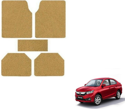 Auto Hub PVC (Polyvinyl Chloride), Plastic Standard Mat For  Honda Amaze(Beige)