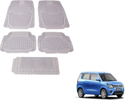 Auto Hub PVC (Polyvinyl Chloride), Plastic Standard Mat For  Maruti Suzuki WagonR(Clear)