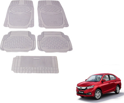 Auto Hub PVC (Polyvinyl Chloride), Plastic Standard Mat For  Honda Amaze(Clear)