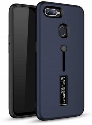 Binzokase Back Cover for Oppo A5s  (Blue, Rugged Armor)