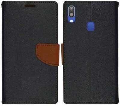 Wynhard Flip Cover for Samsung Galaxy A30, Samsung Galaxy A20, Samsung Galaxy M10s(Brown, Shock Proof, Pack of: 1)
