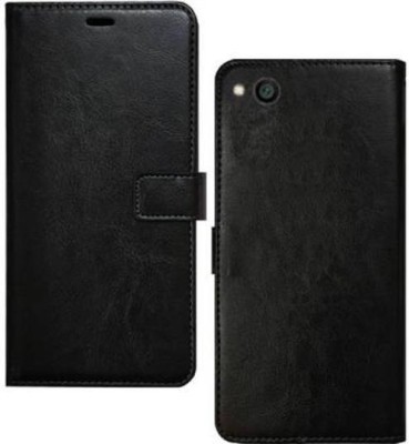 Turncoat Flip Cover for Xiaomi Redmi Go(Black, Shock Proof, Pack of: 1)