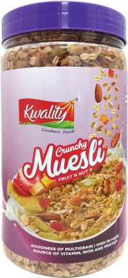 Kwality Crunchy Muesli Fruit N Nut (1 kg, Plastic Bottle)