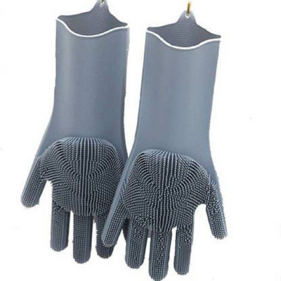 TrendZone TZ32 Silicon Kitchen Glove -Black Pack of 1 Wet and Dry Glove(Free Size)