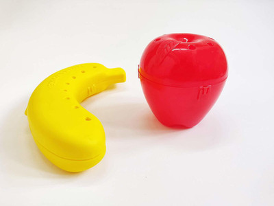 DOVEAZ Fancy BananaCases 2 Containers Lunch Box(500 ml)