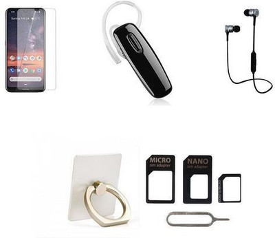 44MOB Screen Protector Accessory Combo for Nokia 3.2(Multicolor)