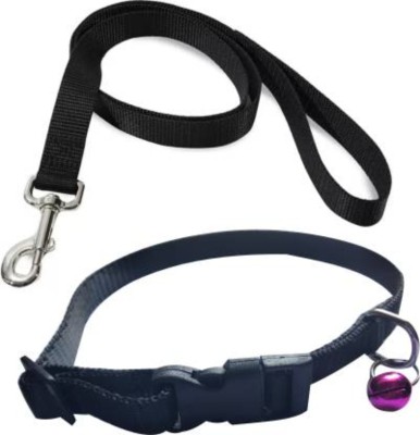 BODY BUILDING GOOD QUALITY BLACK BELT FOR YOUR PUPPY & SMALL DOG, CAT Dog Collar & Leash(Extra Small, Black)
