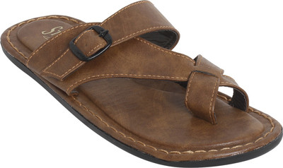 STYLE HEIGHT Men Flats(Brown , 7)