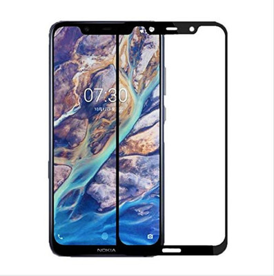 HIE POWER Edge To Edge Tempered Glass for Nokia 7.1(Pack of 1)