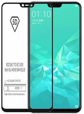 HIE POWER Edge To Edge Tempered Glass for Realme 2 Pro (11D Tempered glass)(Full Glue)(Pack of 2)