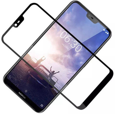 HIE POWER Edge To Edge Tempered Glass for Nokia 6.1 Plus(Pack of 1)