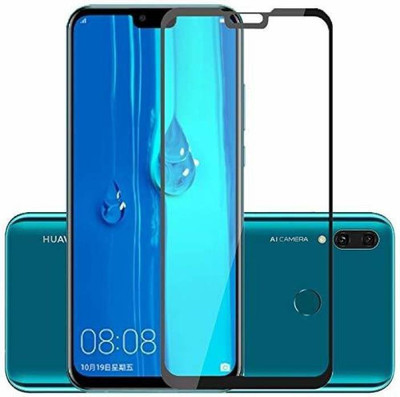 NaturalBuy Edge To Edge Tempered Glass for Huawei Y9 2019(Pack of 1)