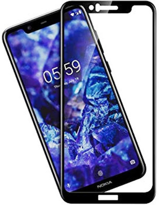 9H Edge To Edge Tempered Glass for Nokia 6.1 Plus(Pack of 2)
