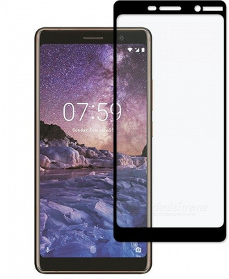 Aspir Edge To Edge Tempered Glass for Nokia 7 Plus(Pack of 1)