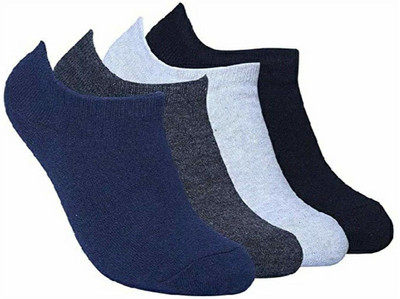 PinKit Men & Women Self Design, Solid Ankle Length(Pack of 4)