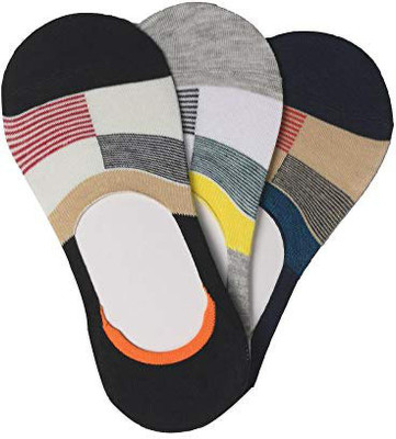 PinKit Men Color Block Low Cut(Pack of 3)