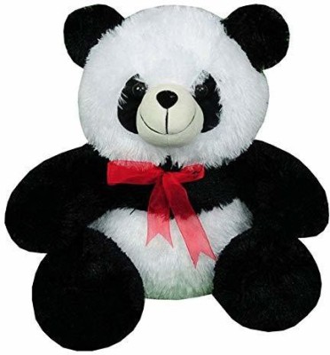 Nihan Enterprises White & Black Panda Teddy Bear  - 30 cm(Black & White)