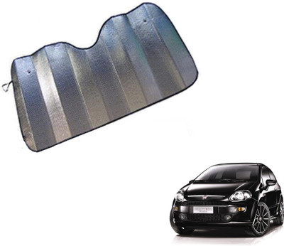 MOCKHE Dashboard Sun Shade For Fiat Punto Evo(Silver)