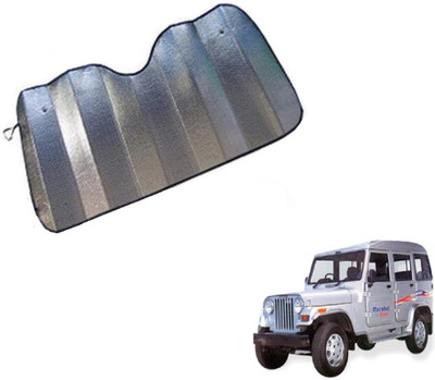 MOCKHE Dashboard Sun Shade For Mahindra Marshal(Silver)