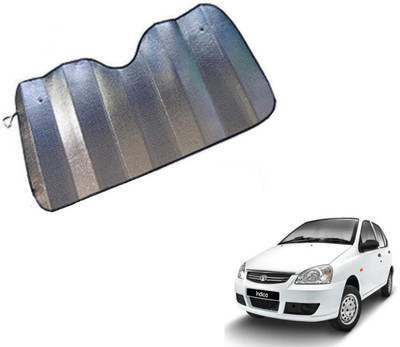 MOCKHE Dashboard Sun Shade For Tata Indica(Silver)