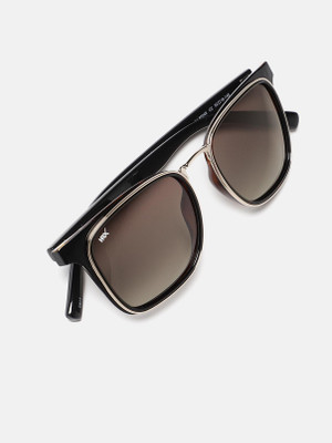 HRX by Hrithik Roshan Retro Square Sunglasses(For Men, Grey)