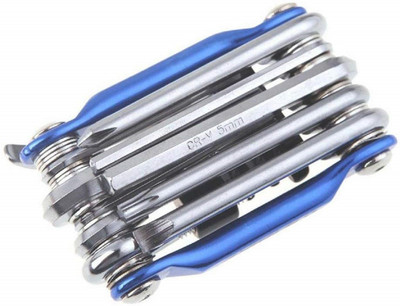 Protos India.Net 11 in 1 Multi-Purpose Bicycle Repair Tools Sets Mountain Bike Toolkit Cycling Tool