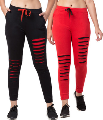 Bluecon Solid Women Multicolor Track Pants