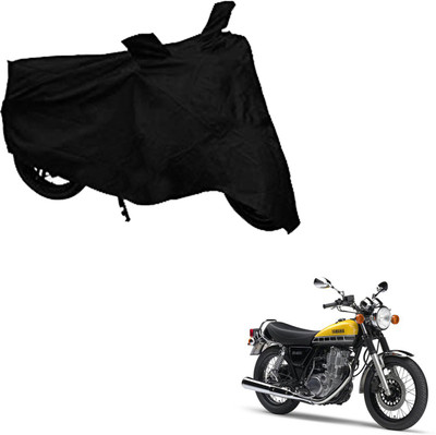 InayaAutoMotive Two Wheeler Cover for Yamaha(RD 350, Black)
