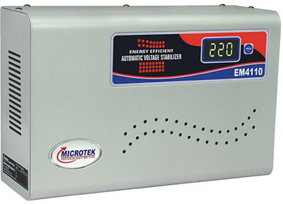 Microtek EM4110 New For AC upto 1.5 Ton (110 V – 300V) Voltage Stabilizer