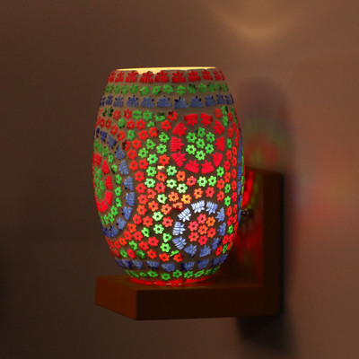 1st Time Combo Of 2 Wall Lamp & One Colorful Decorative Hanging Pendant Lamp Ceiling Lamp(Multicolor)